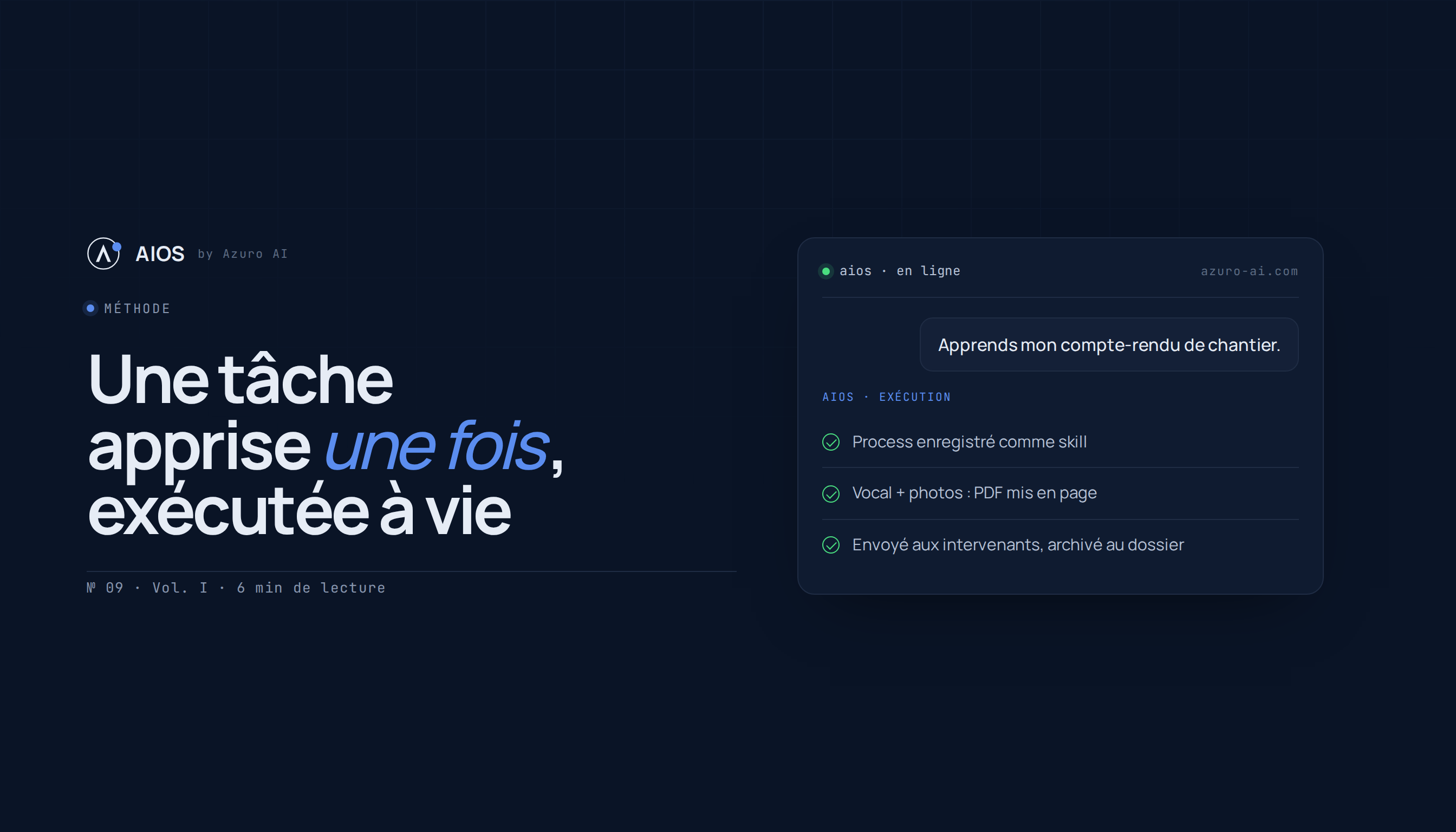 Automatiser une tâche répétitive une fois pour toutes : la méthode du skill