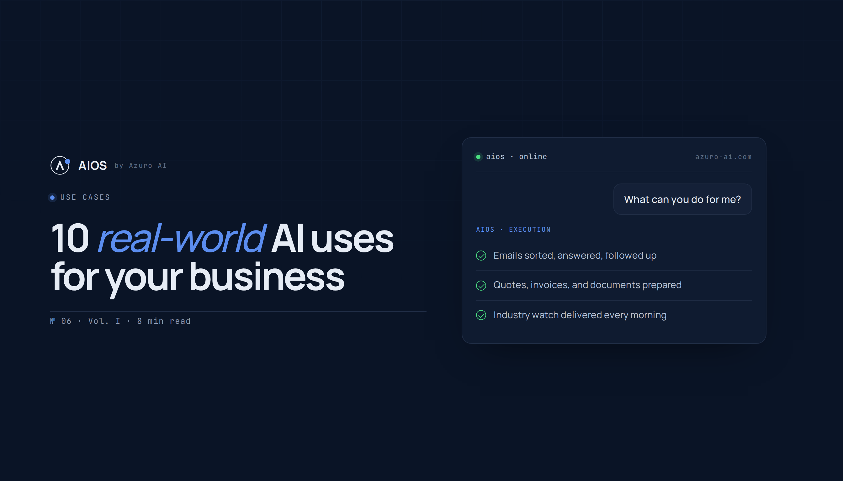 10 Practical AI Use Cases for Small Businesses