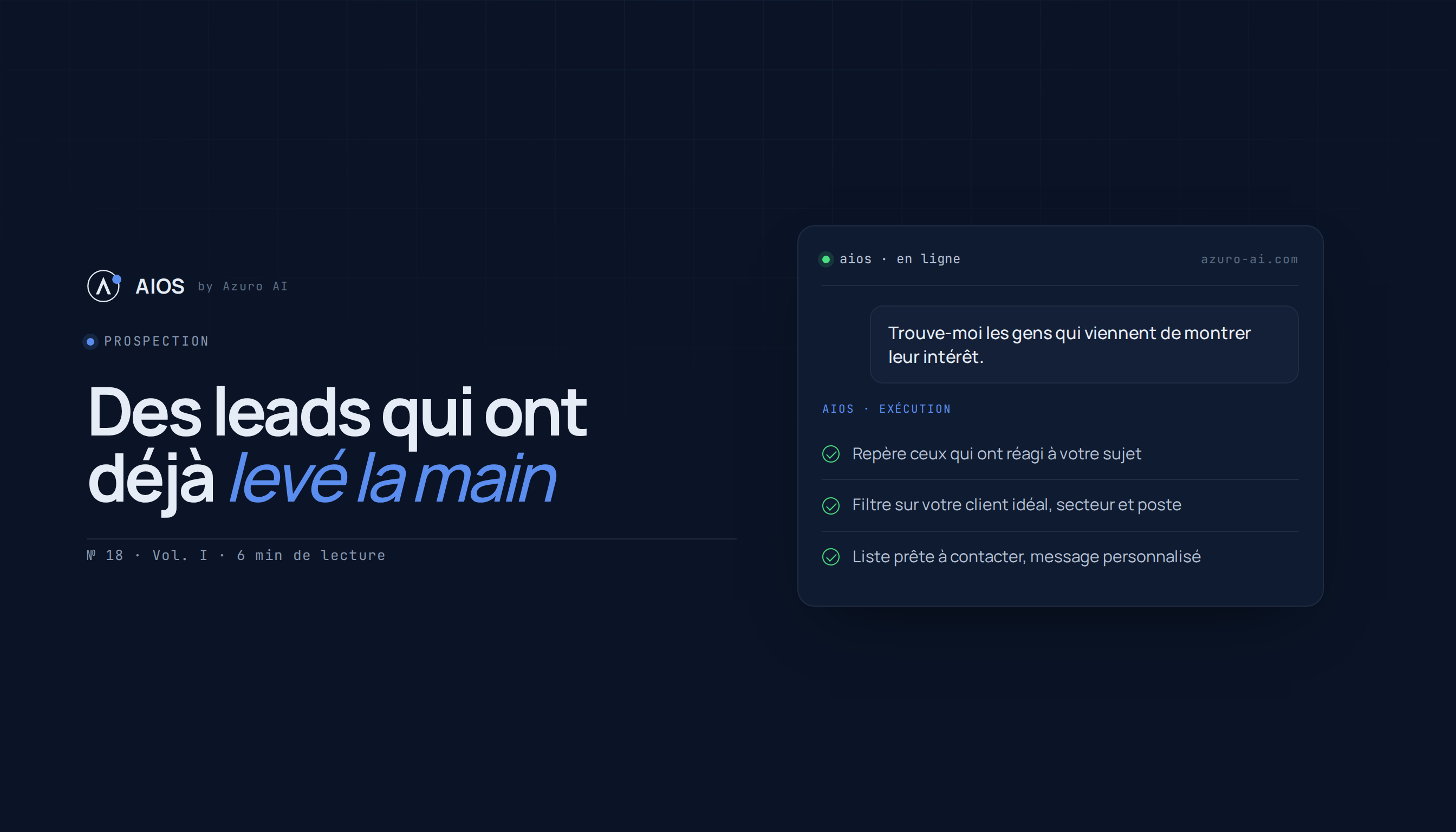 Générer des leads en laissant l'IA prospecter à votre place