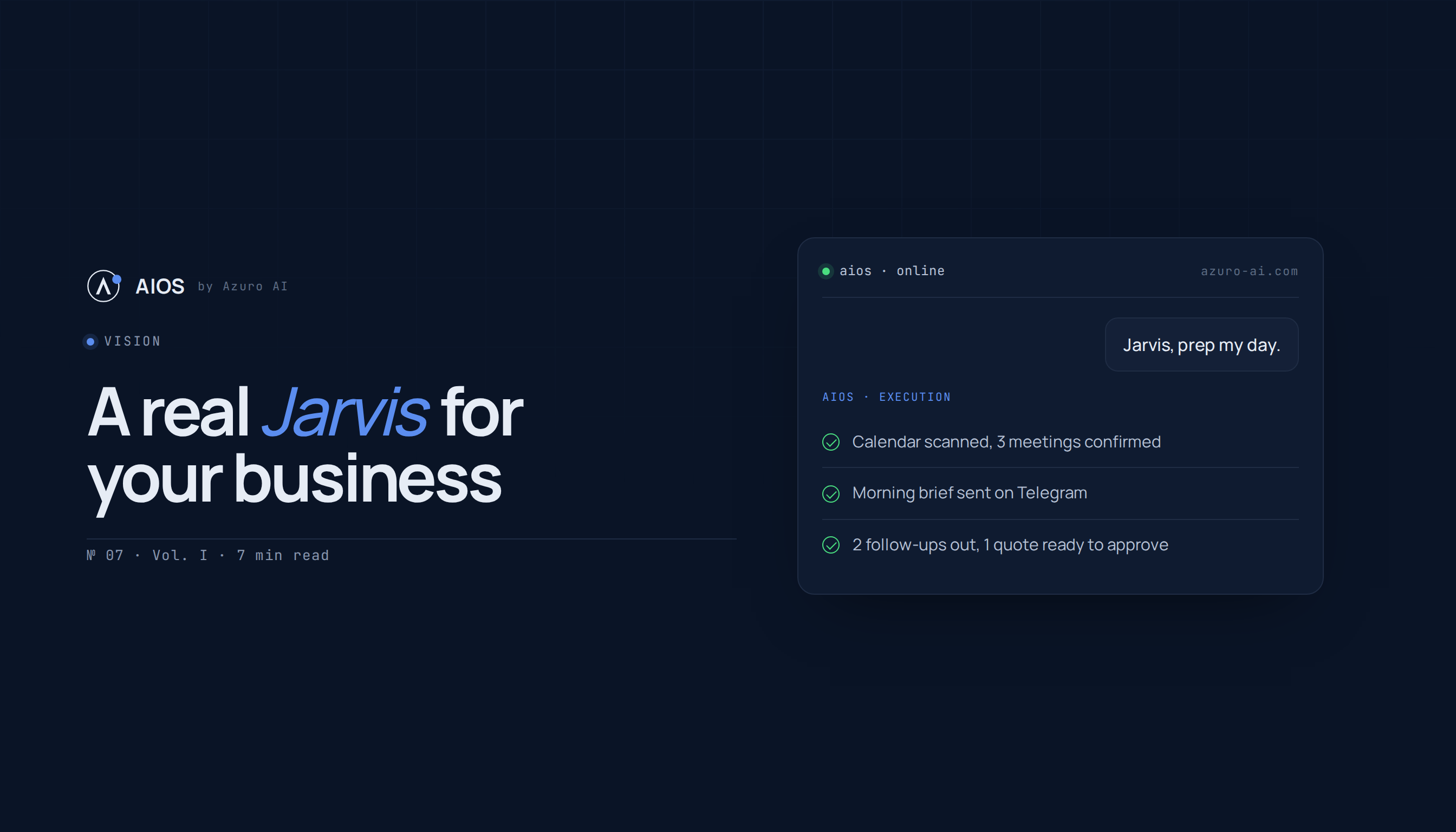 Jarvis AI: A Real Jarvis for Your Business Actually Exists