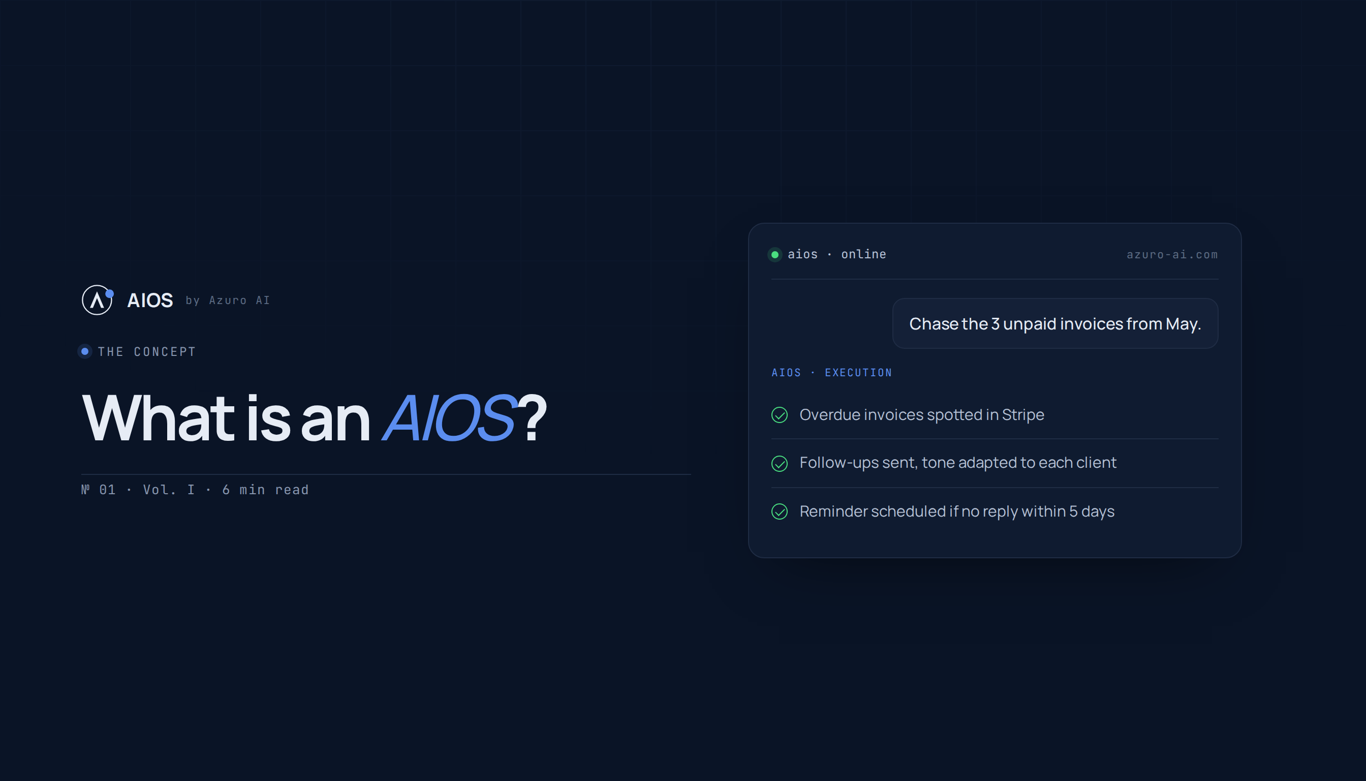 What Is an AIOS?